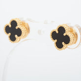 Van Cleef & Arpels Sweet Alhambra Onyx Earrings